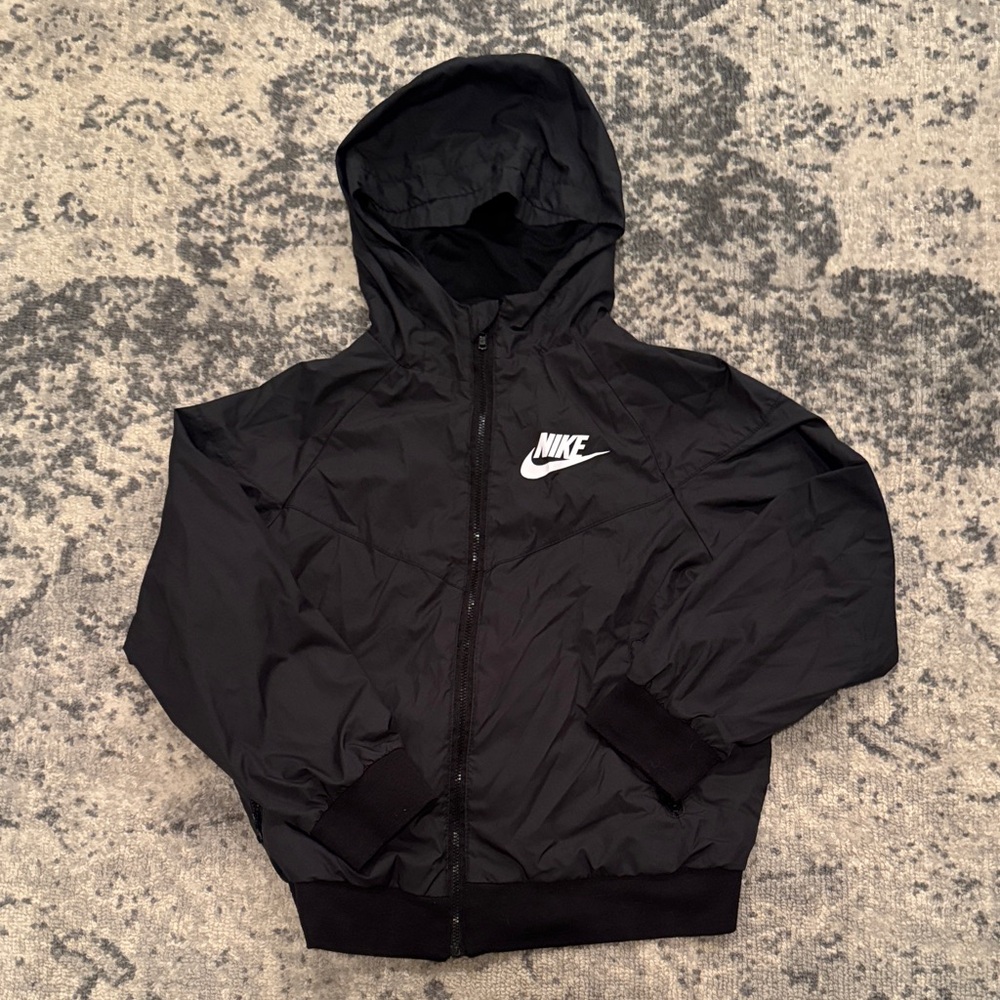 Nike Black Kids Windbreaker Jacket